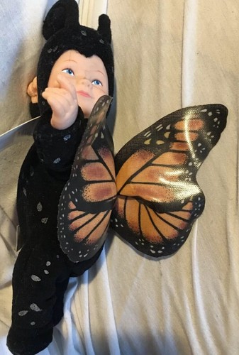 Anne Geddes BABY BUTTERFLY Black Orange 9