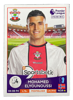 Panini Premier League 2023 - # 537 - MOHAMED ELYOUNOUSSI - Southampton 