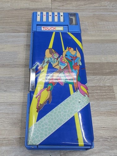 Vintage Flomo Blue Pencil Case Anime Robots KF-G725 Touch 5