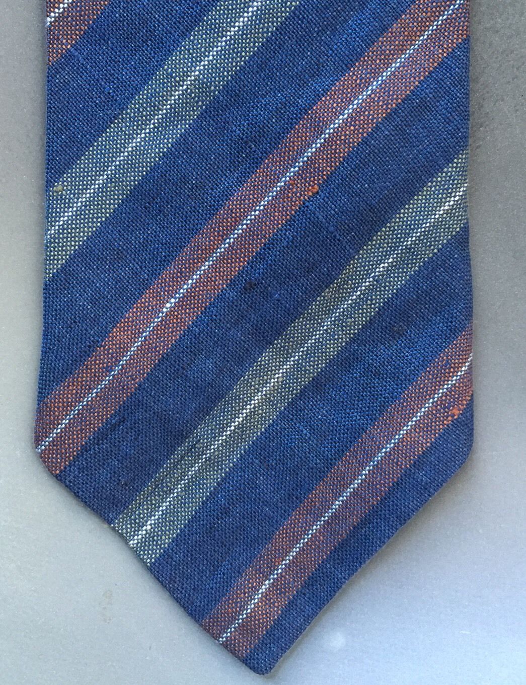 Striped 100% Linen Ties for Men