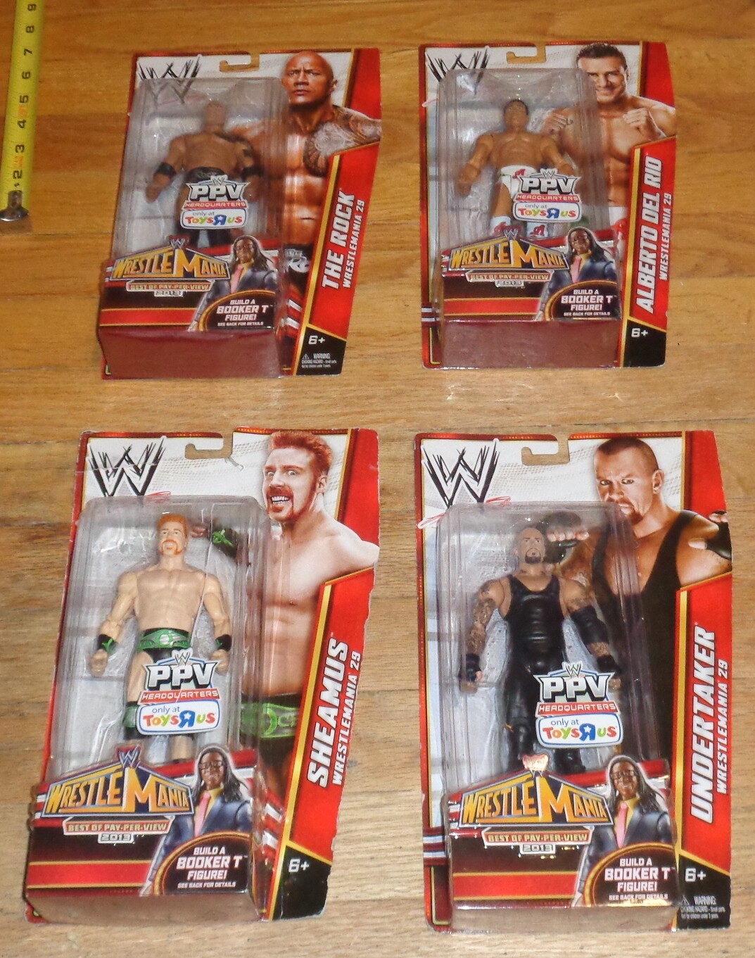 2013 WWE Mattel Build Booker T Wrestling Figure Complete Set TRU Undertaker  Rock | eBay