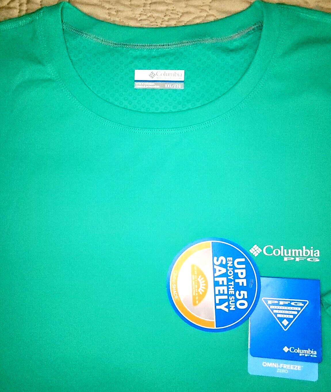 NEW COLUMBIA, MENS SIZE XXL, PFG ZERO-RULES LONG-SLEEVE TOP w/UPF🌞50 MSRP$45.00