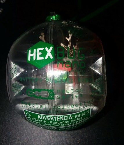 HEXBUG Nano Special Holiday Edition Reindeer Ornament Sealed in Package 2012