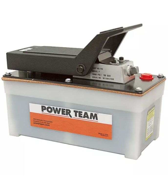 SPX Power Team PA6 Air Driven Foot Operated Hydraulic Pump