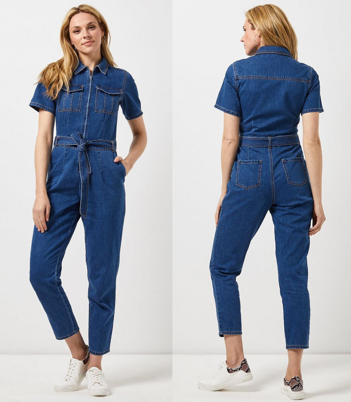 ladies black boiler suit