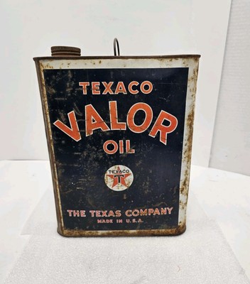 激レア　Texaco Valor Motor Oil 2ガロン缶 激レア Texaco Valor Motor Oil 2ガロン缶 - メルカリ