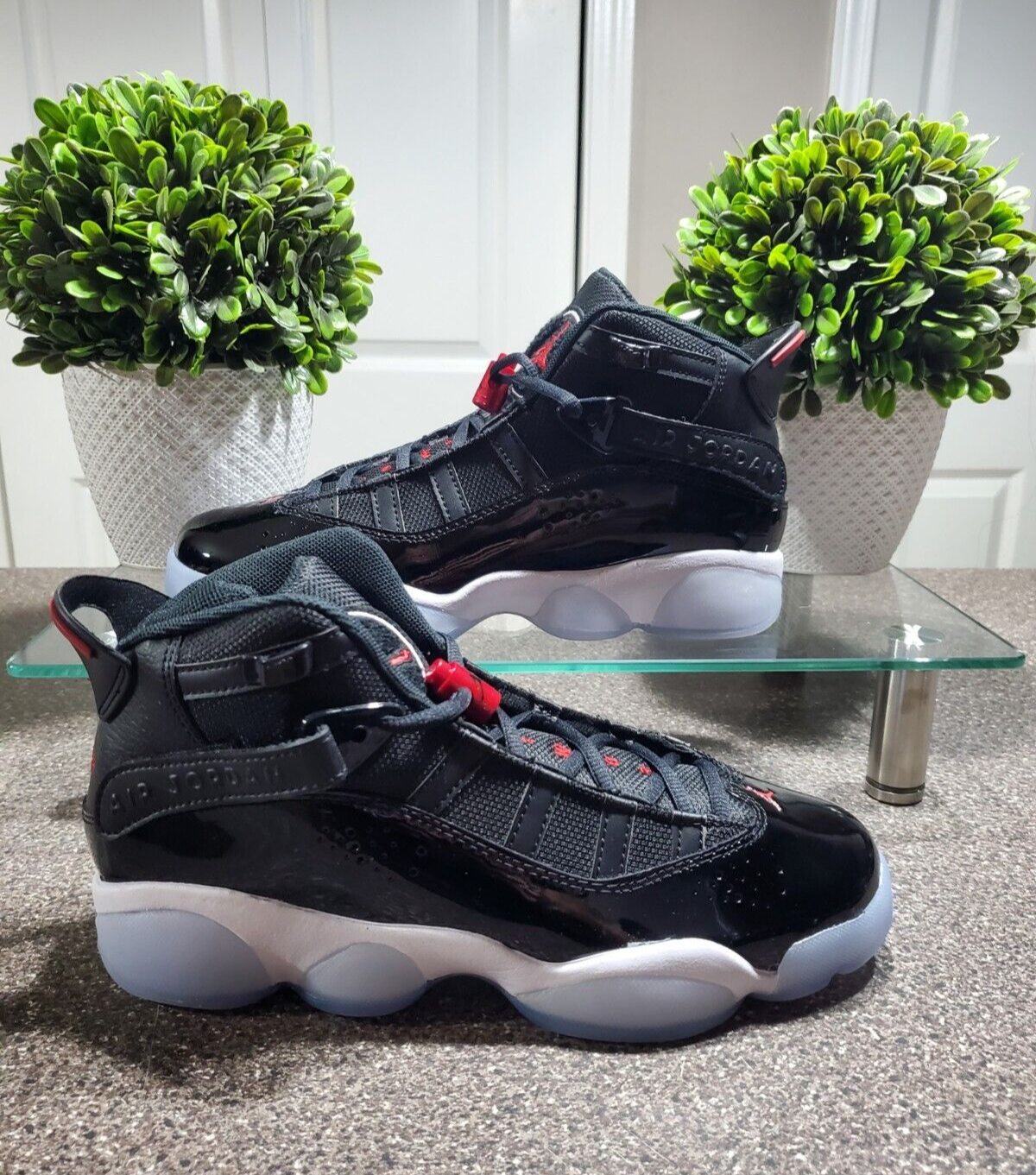 AIR JORDAN 6 RINGS スニーカー GS) Air Jordan 6 Rings 'White Neon Green' 323399-038