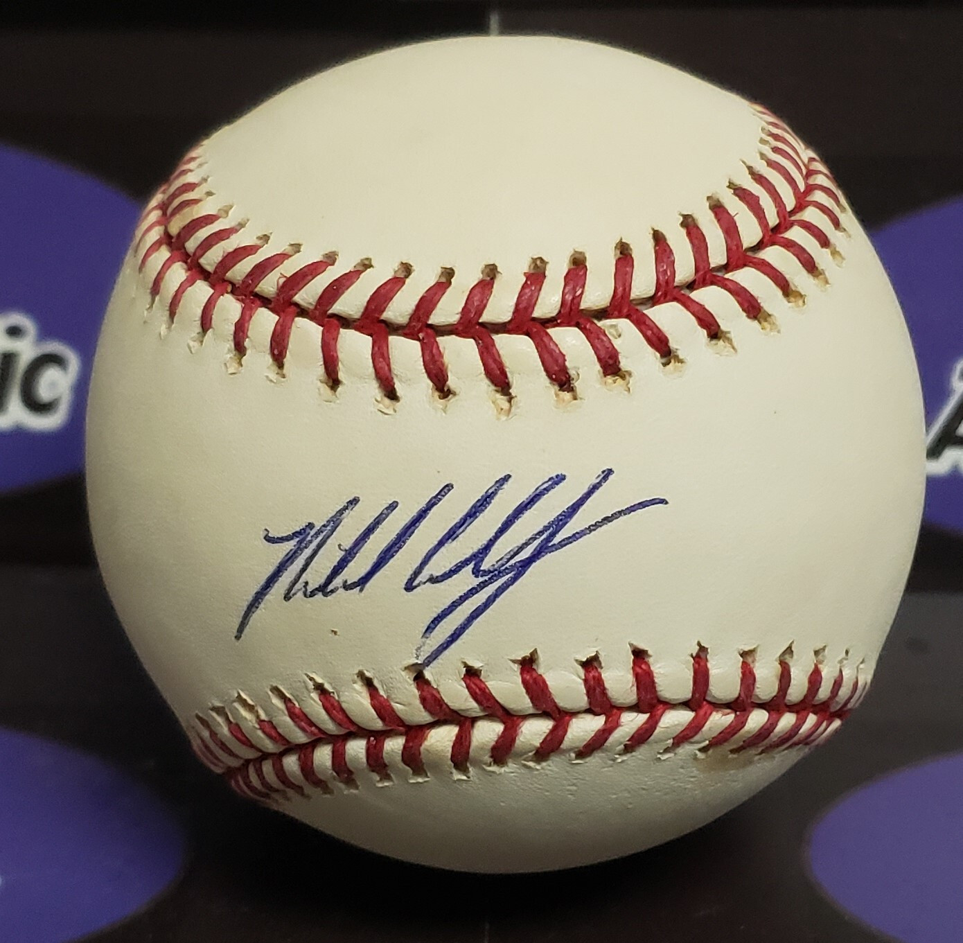 Michael Cuddyer autographed Baseball (ROMLB Twins Mets