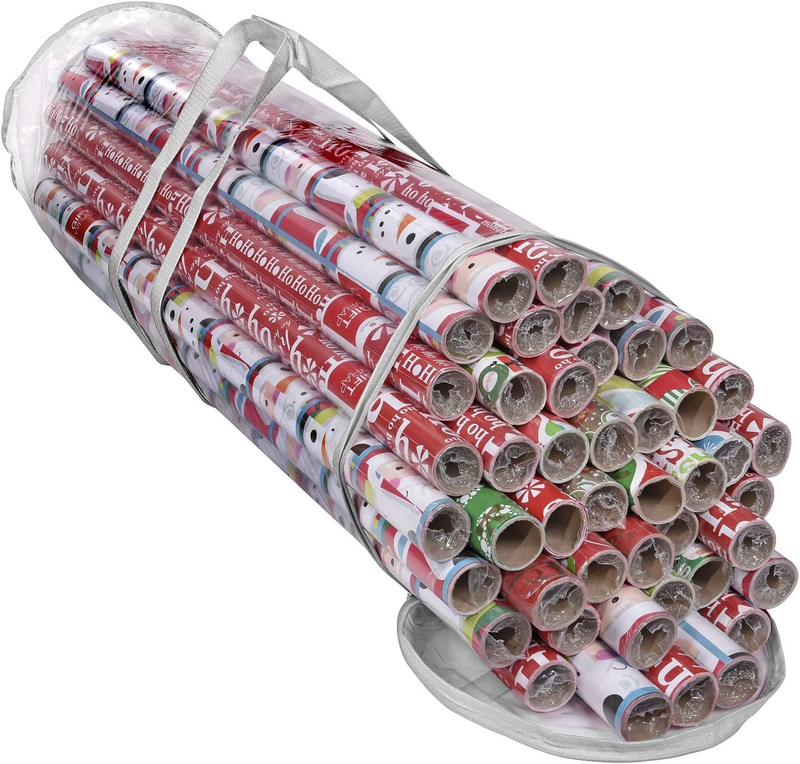 Gift Wrap Organizer, Wrapping Paper Storage Bag, Fits Holiday Papers 40 Inch NEW