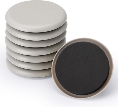 CO-Z Furniture Sliders - 8 Pack, 3 1/2" Reusable Furniture Sliders for Carpet