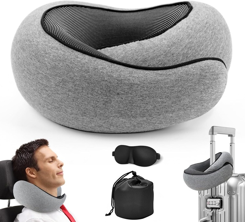 Travel Pillows for Airplanes, Travel Neck Pillow for Airplanes Car,