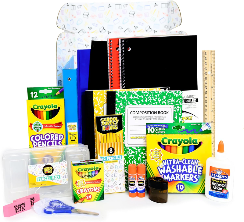 学校生活必需品セット Back to School Essentials Supplies Kit Bundle K-8-20 Piece First