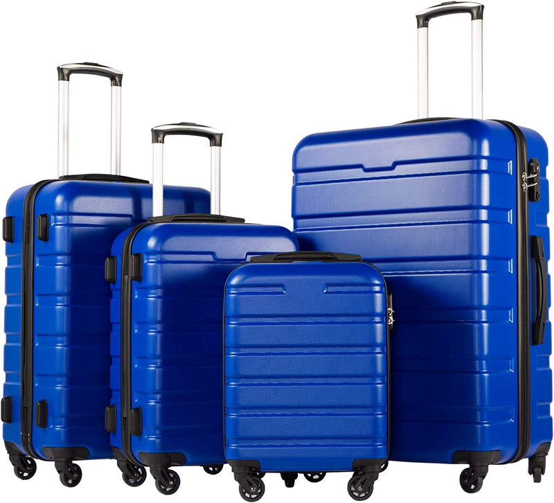 3 Piece Set Suitcase Spinner Hardshell Lightweight Tsa Lock