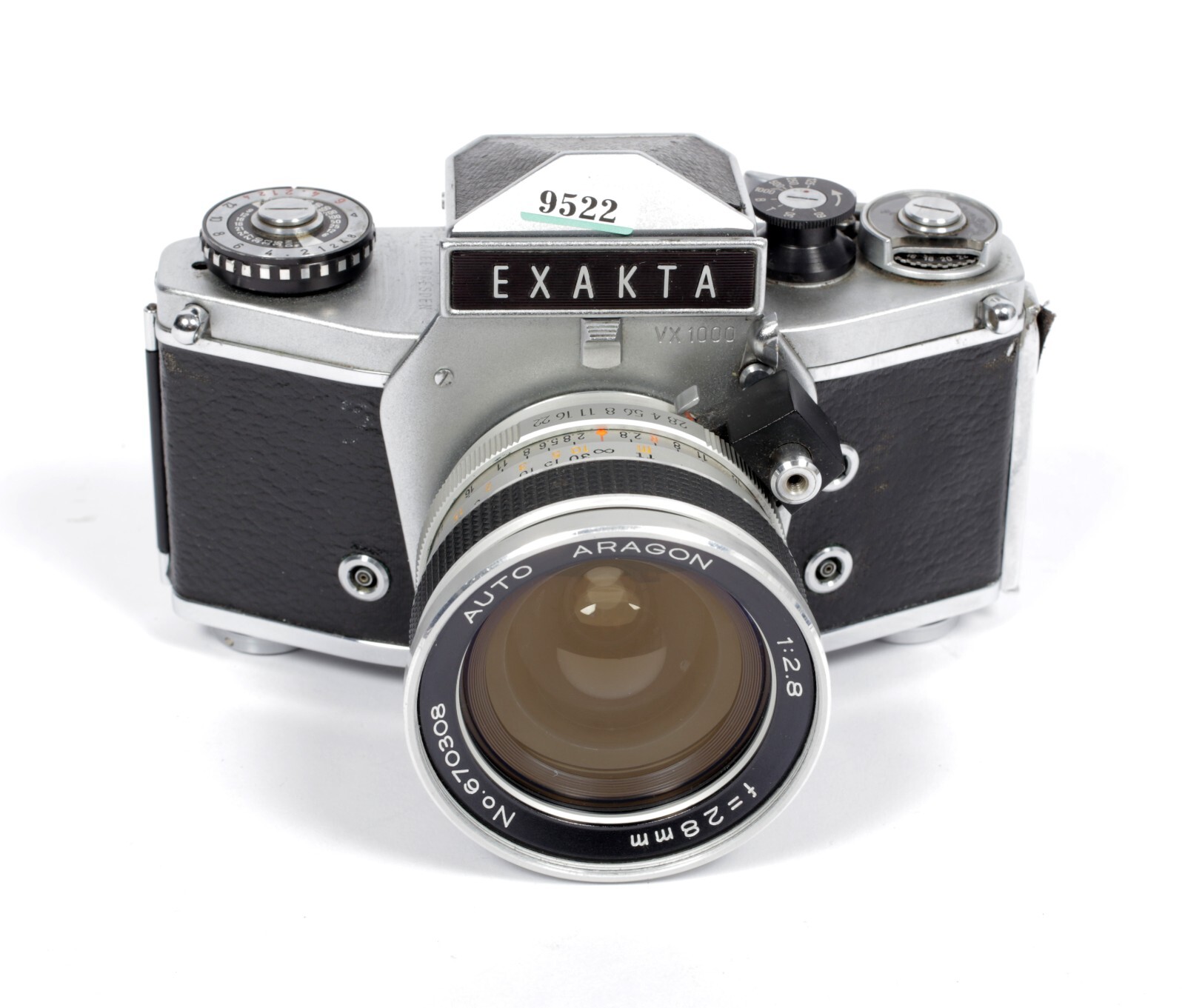 EXAKTA VX1000 フィルムカメラ　一眼レフ Exakta VX1000 35mm film camera with 28mm F2.8 Aragon lens