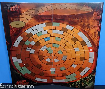 Star Wars Jedi Unleashed Board Game Battle on Geonosis 2002 Family Complete MB