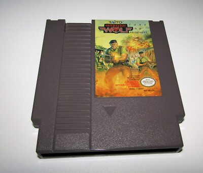 Nintendo Entertainment System 8-Bit Video Game OPERATION WOLF Cartridge TESTED