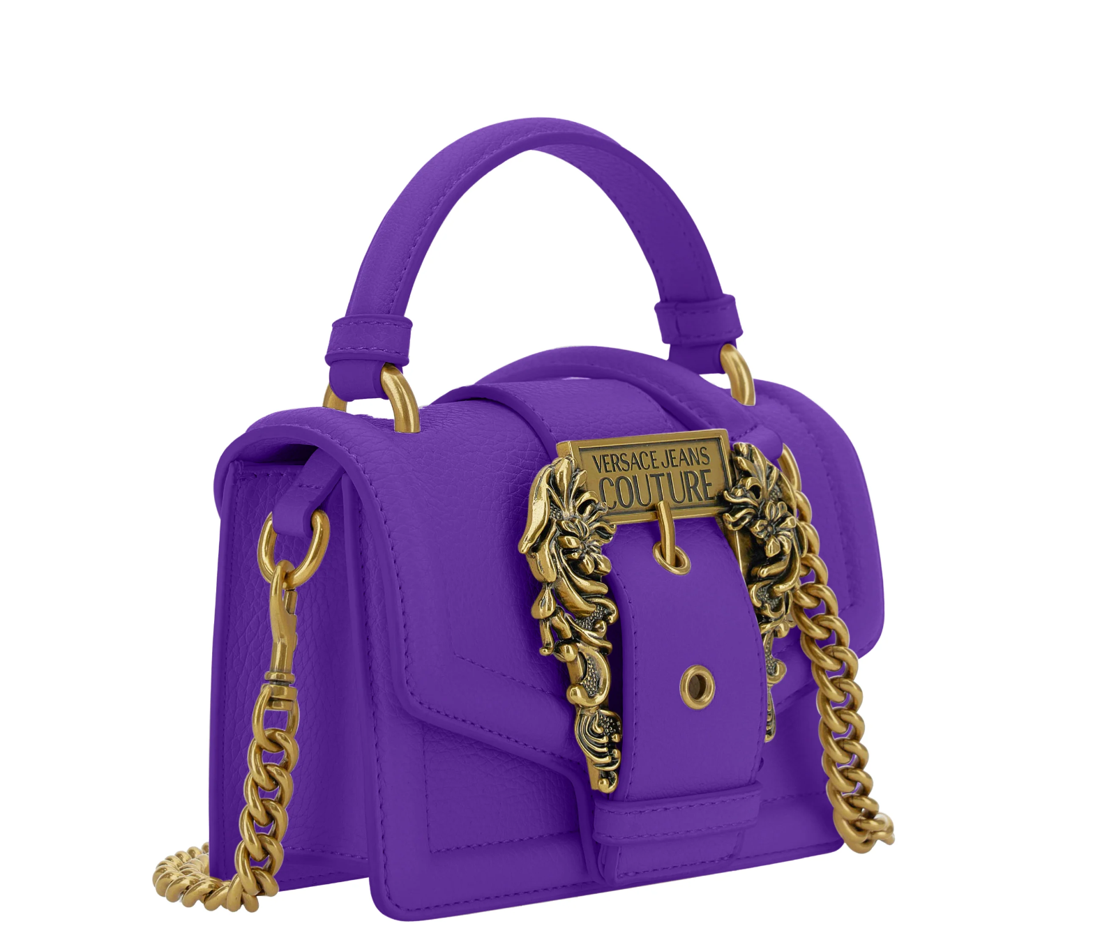 ジャンニヴェルサーチGIANNI VERSACE ヘムデザインレザー