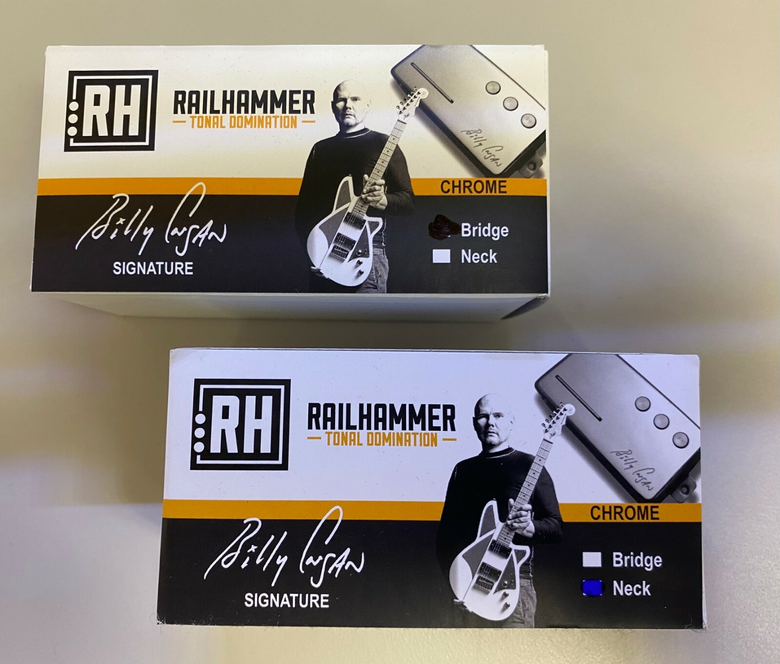 Railhammer Pickups Billy Corgan Signature Bridge Chrome