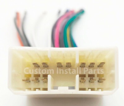 Radio Stereo Install Aftermarket Dash Wire Wiring Harness OEM Plug Cable Adapter