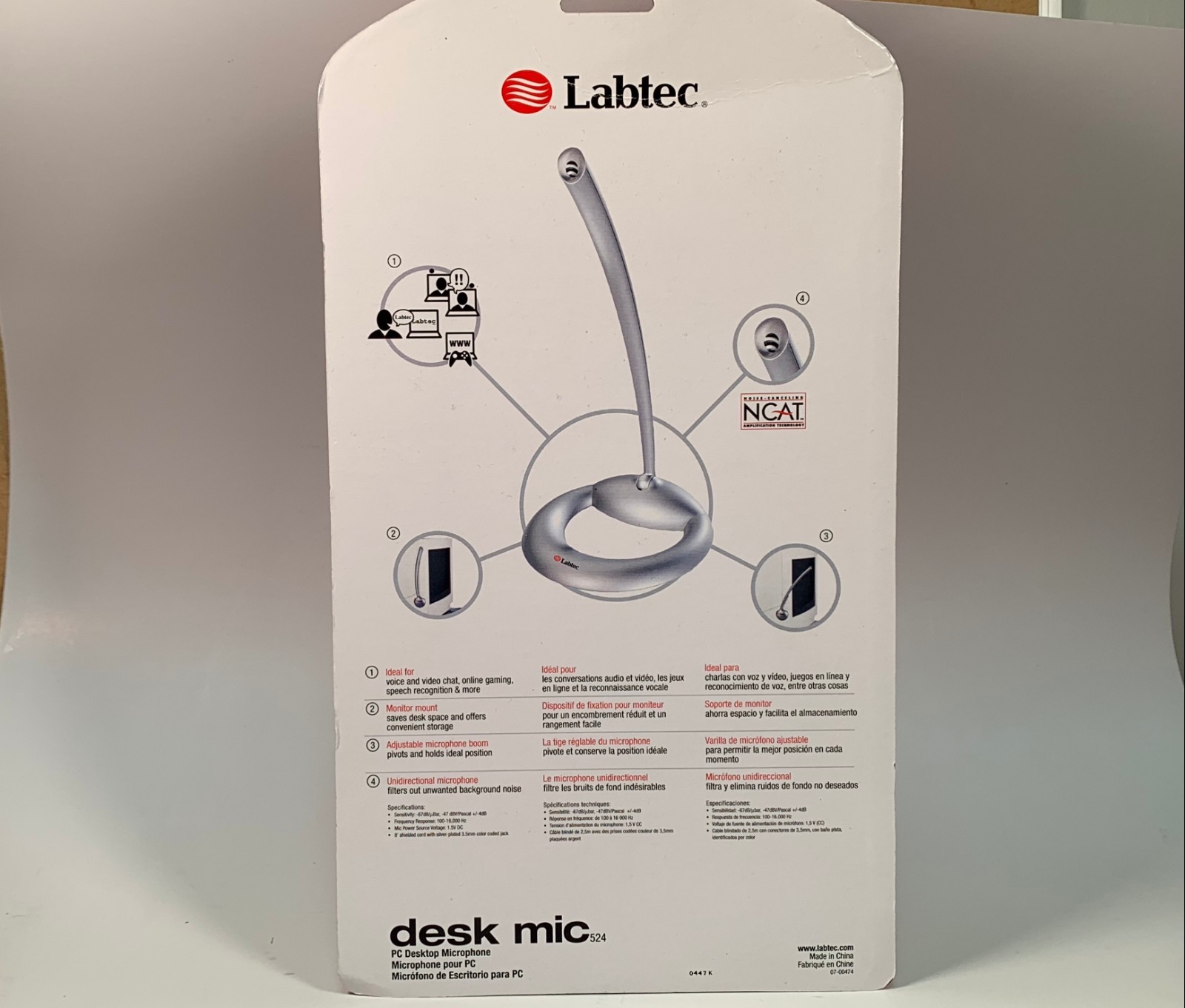 labtec Desk Mic 524 New