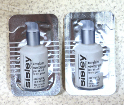 Sisley - Lot of (2) Ecological Compound Packets - Day and Night - 0.05 oz.ea.