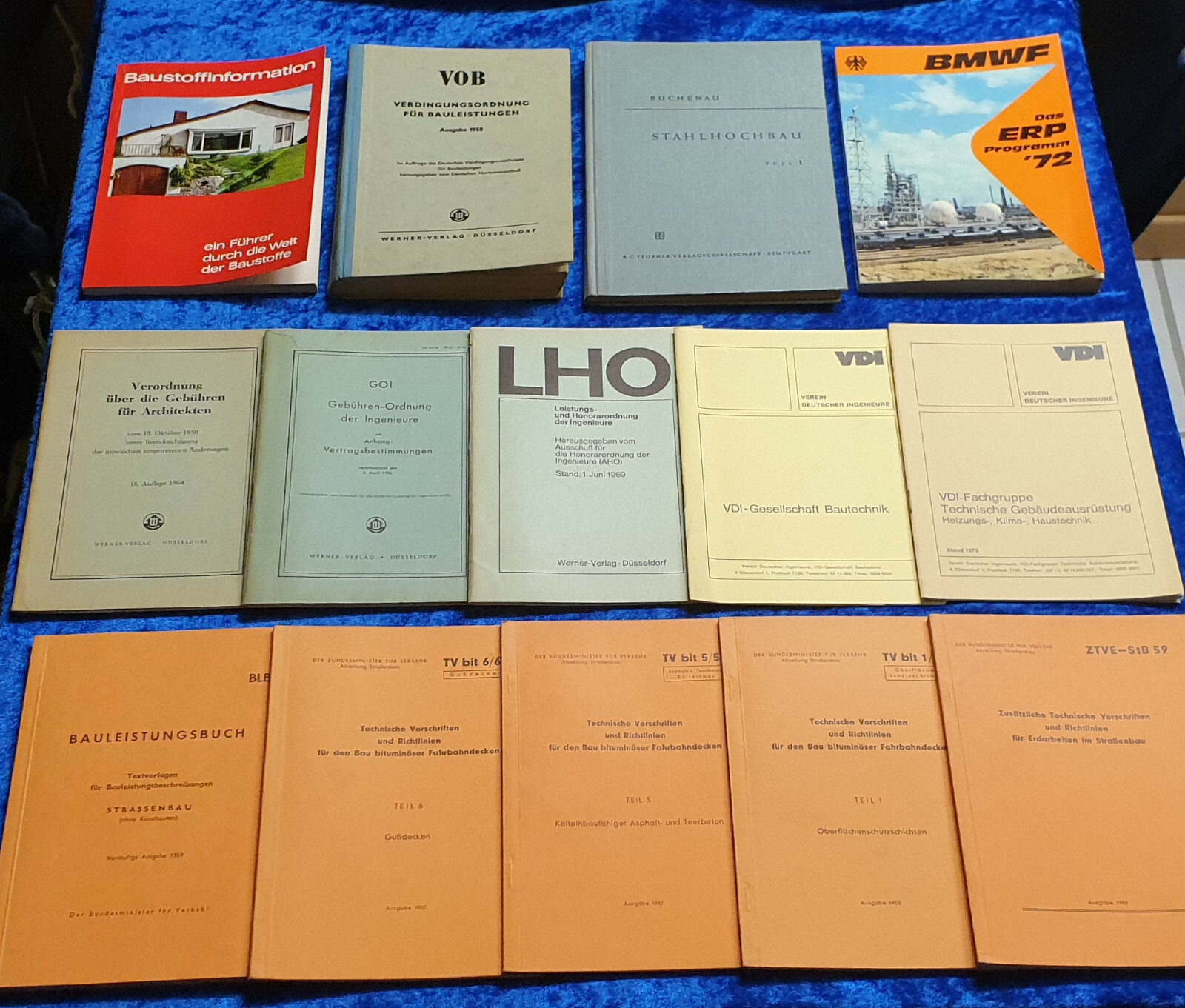 Konvolut Fachbücher Bauwesen