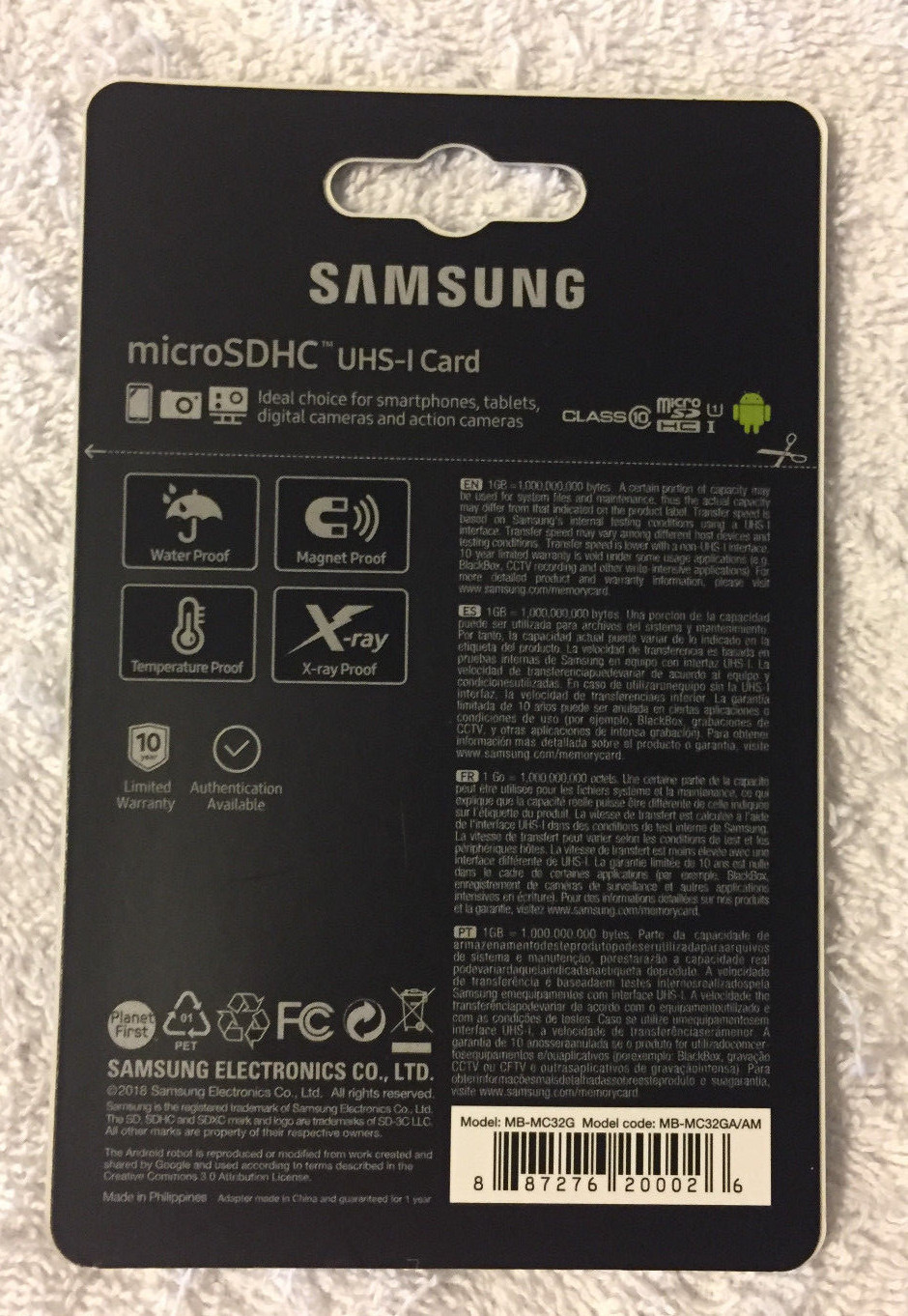 Samsung EVO Plus 32GB, Class 10 20MB/s Write Speed MicroSDHC Card - MB-MC32GA/AM