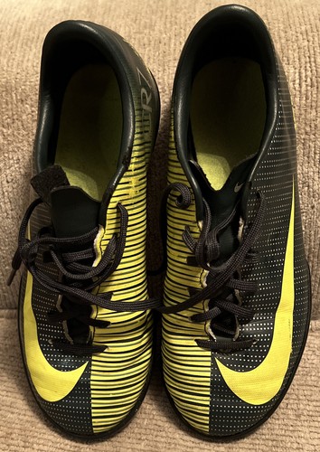 Nike Mercurial X CR7 Green/Volt 3.5Y Soccer Shoes | eBay