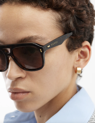 GUCCI GUCCI GG1263S-006 HAVANA HAVANA BROWN SUNGLASSES