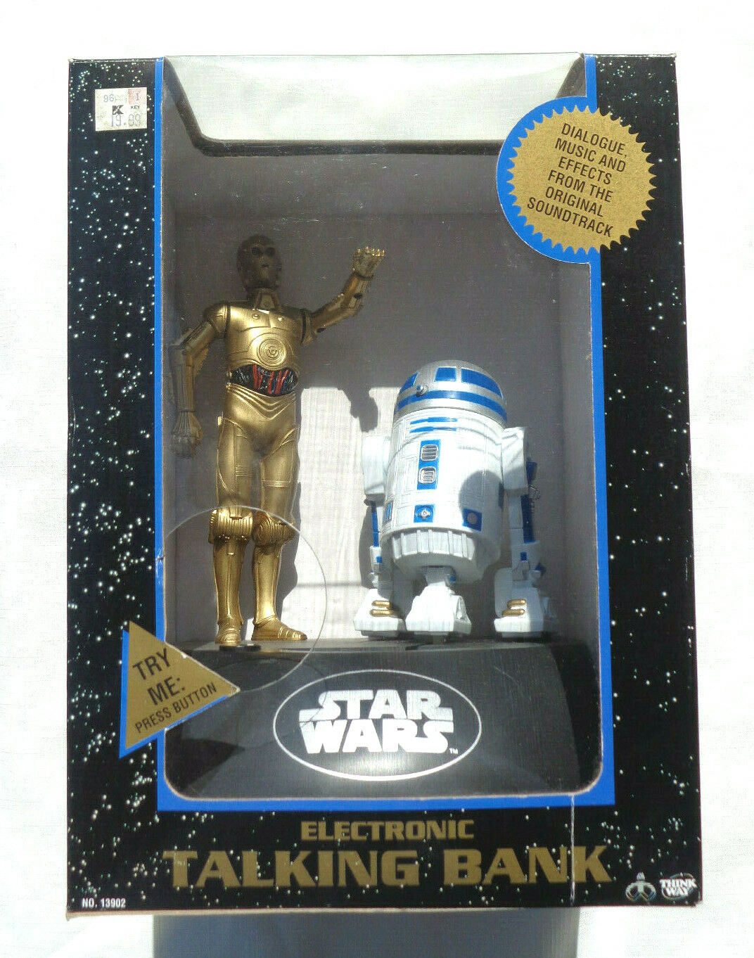 【STAR WARS】 C-3PO R2-D2 エレクトロニックトーキングバンク Star Wars C-3PO & R2-D2 Electronic Talking Bank 1995 Think