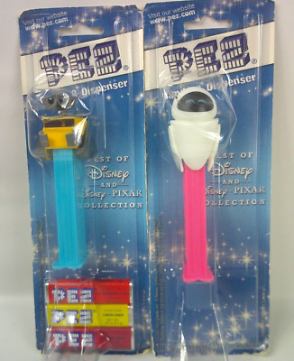 Wall-E and Eve Pez DIspenser Lot of 2 Best of Disney & Pixar Collection