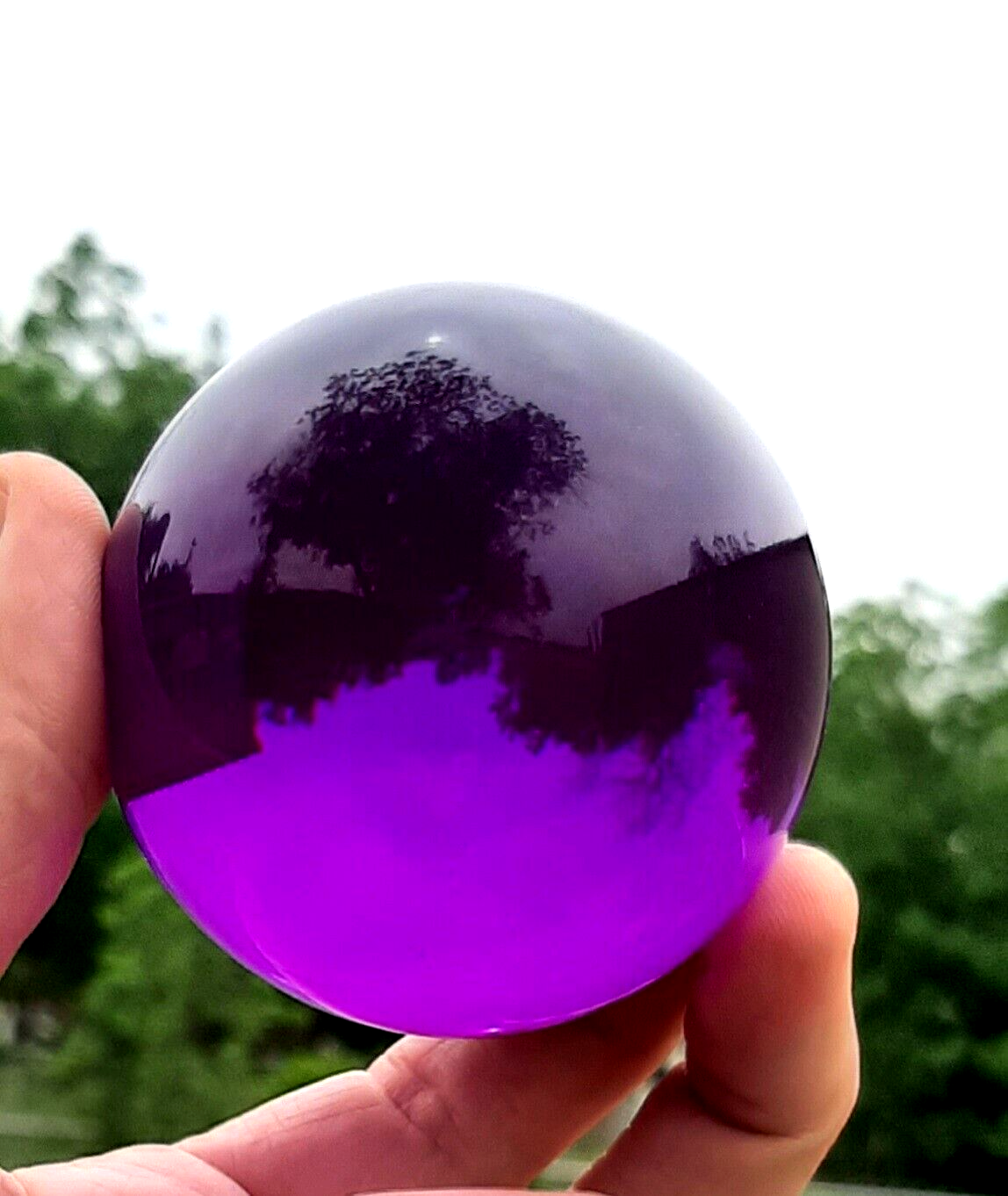 Acrylic Contact Juggling Ball - Purple 65mm for Multi-Ball performances