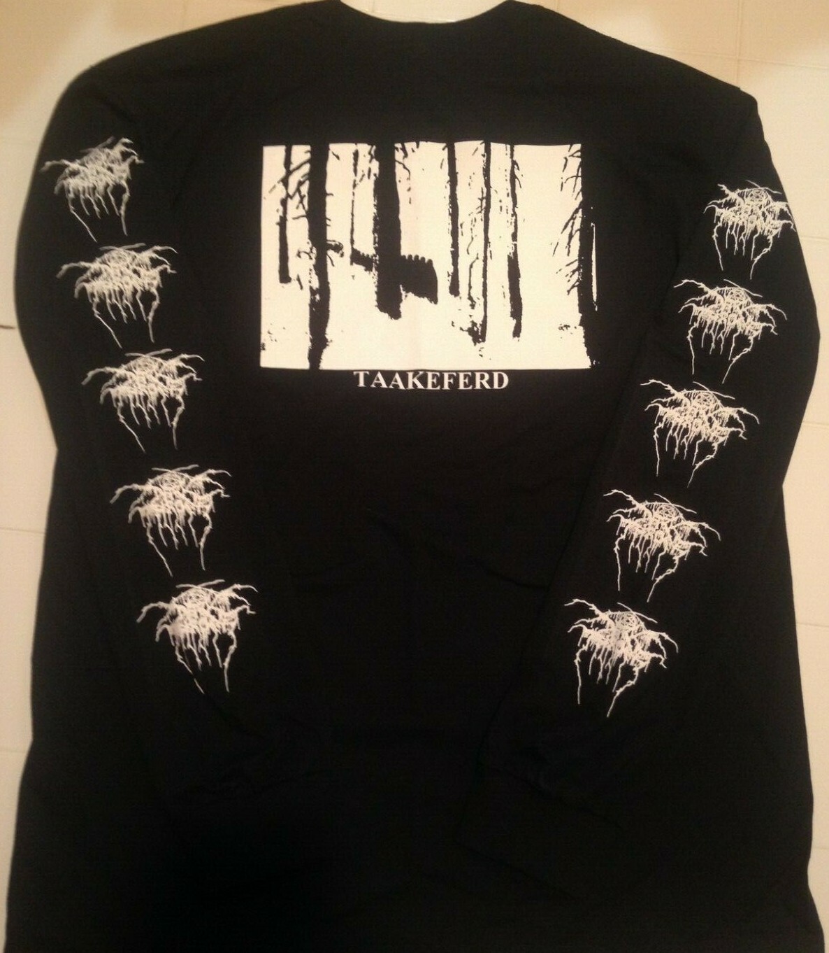 DARKTHRONE Under A Funeral Moon Long Sleeve Shirt fenriz isengard black metal 66