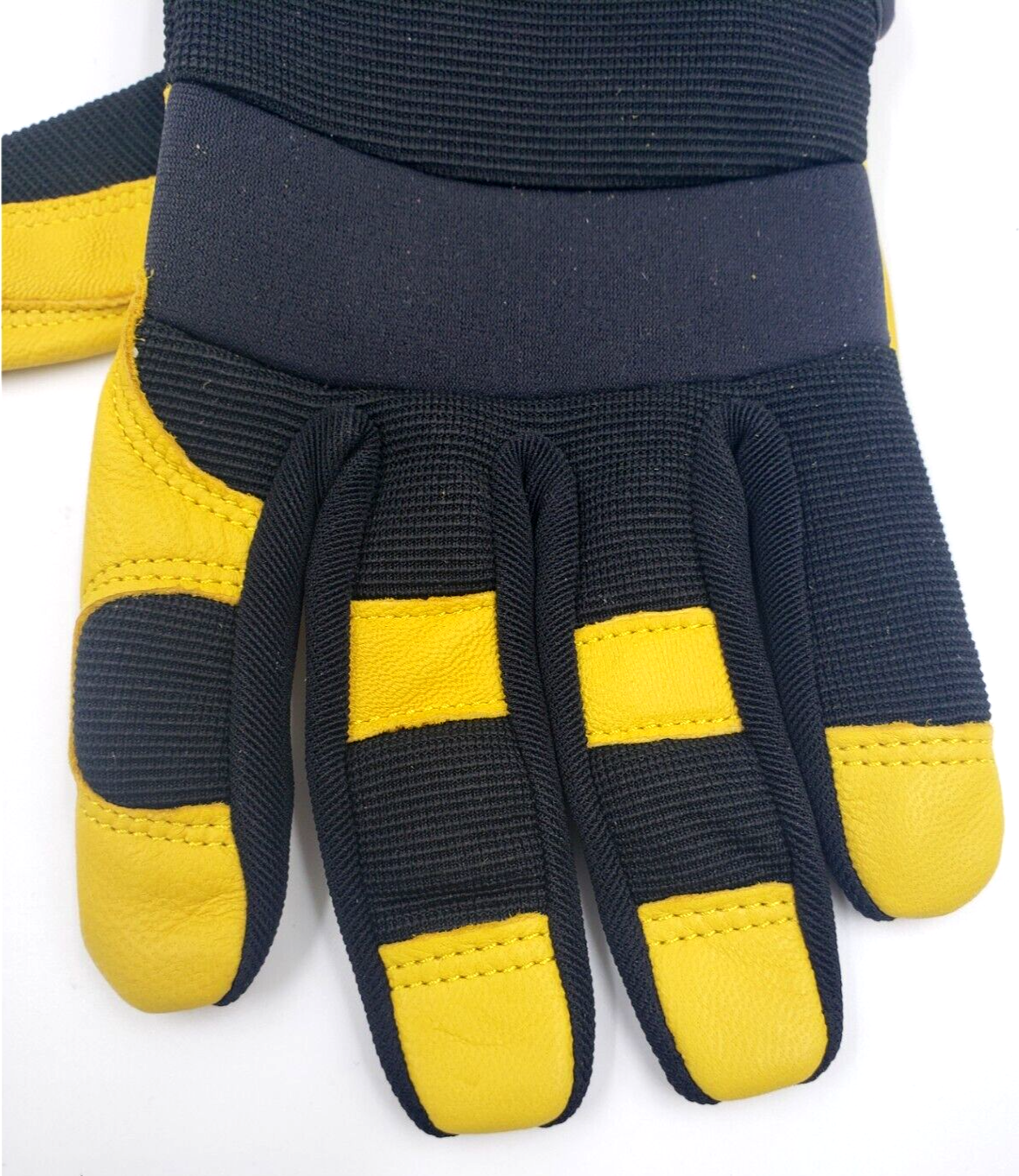 WELLS LAMONT HydraHyde LEATHER WORK GLOVES Breathable Water Resistant (medium)