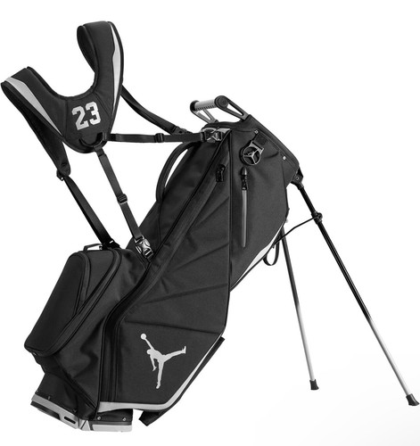JORDAN キャディバッグ 23 ホワイト/レッド/ブラック Amazon.com: Men's Nike Jordan Fade Away Stand Bag '24- Black