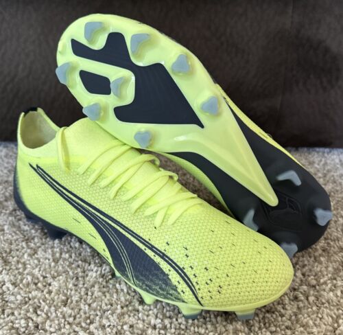Puma Ultra Match FG/AG Lace-UP Green Soccer Cleats 106905-01 Puma Ultra Match FG/AG Lace-UP Green Soccer Cleats 106905-01
