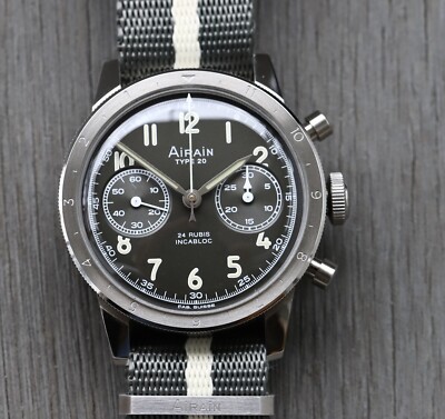 Airain Type 20 Vert Militaire Flyback Chronograph Deep Green - 2022