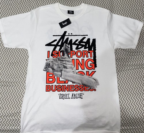 LEGIT STUSSY x OFF-WHITE 40th anniversary t-shirt