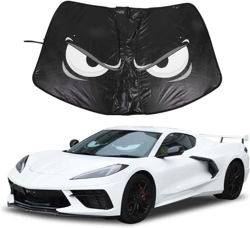 Windscreen Sun Shade Compatible with Corvette C8 2020-2025 Accessories | Reflect