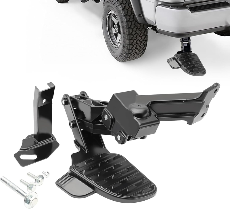 Rear Bed Bumper Step Retractable for 2019-2024 Dodge Ram 2500 3500 Truck