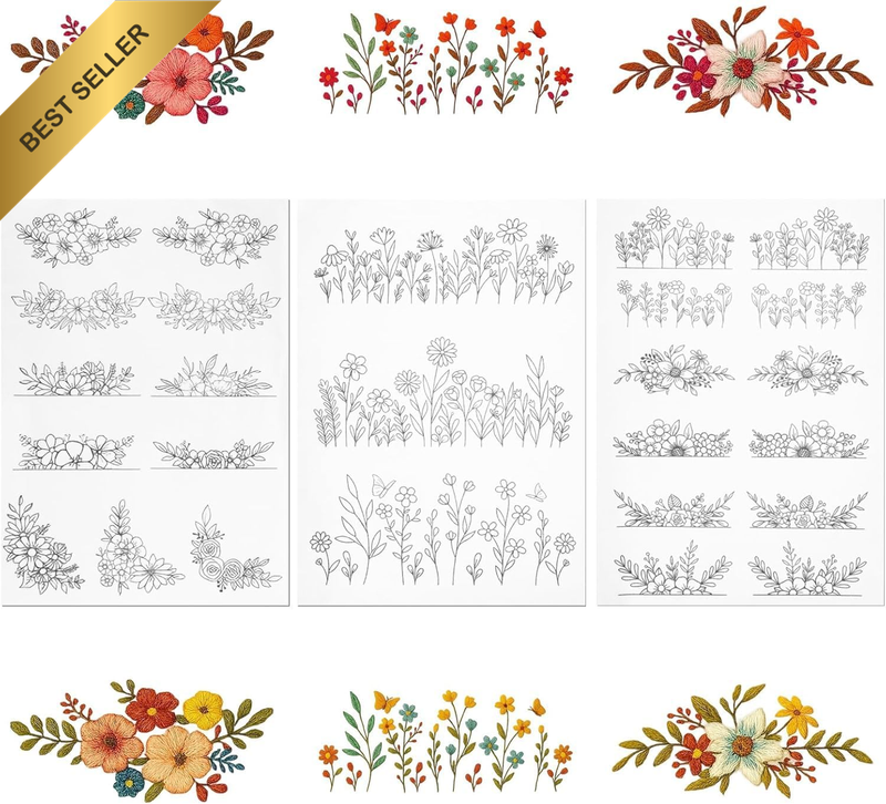 3 Sheets Water Soluble Embroidery Stabilizer Water Soluble Stabilizer for Embroi
