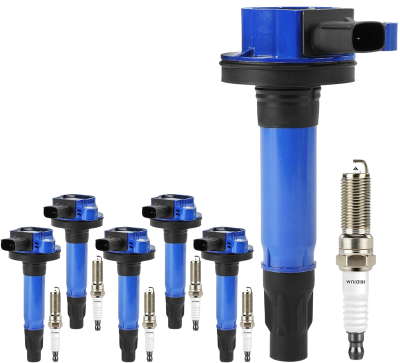 12 Ignition Coil Pack Iridium Spark Plug for Ford F150 Explorer Edge Transit-150
