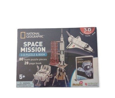 National Geographic Space Mission 80pcs Educational 3D Jigsaw Puzzle CubicFun 