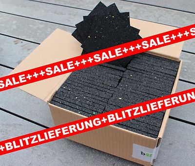 1A WPC HOHLKAMMER Terrassendiele Unterkonstruktion Unterlage Gummi Granulat Pad