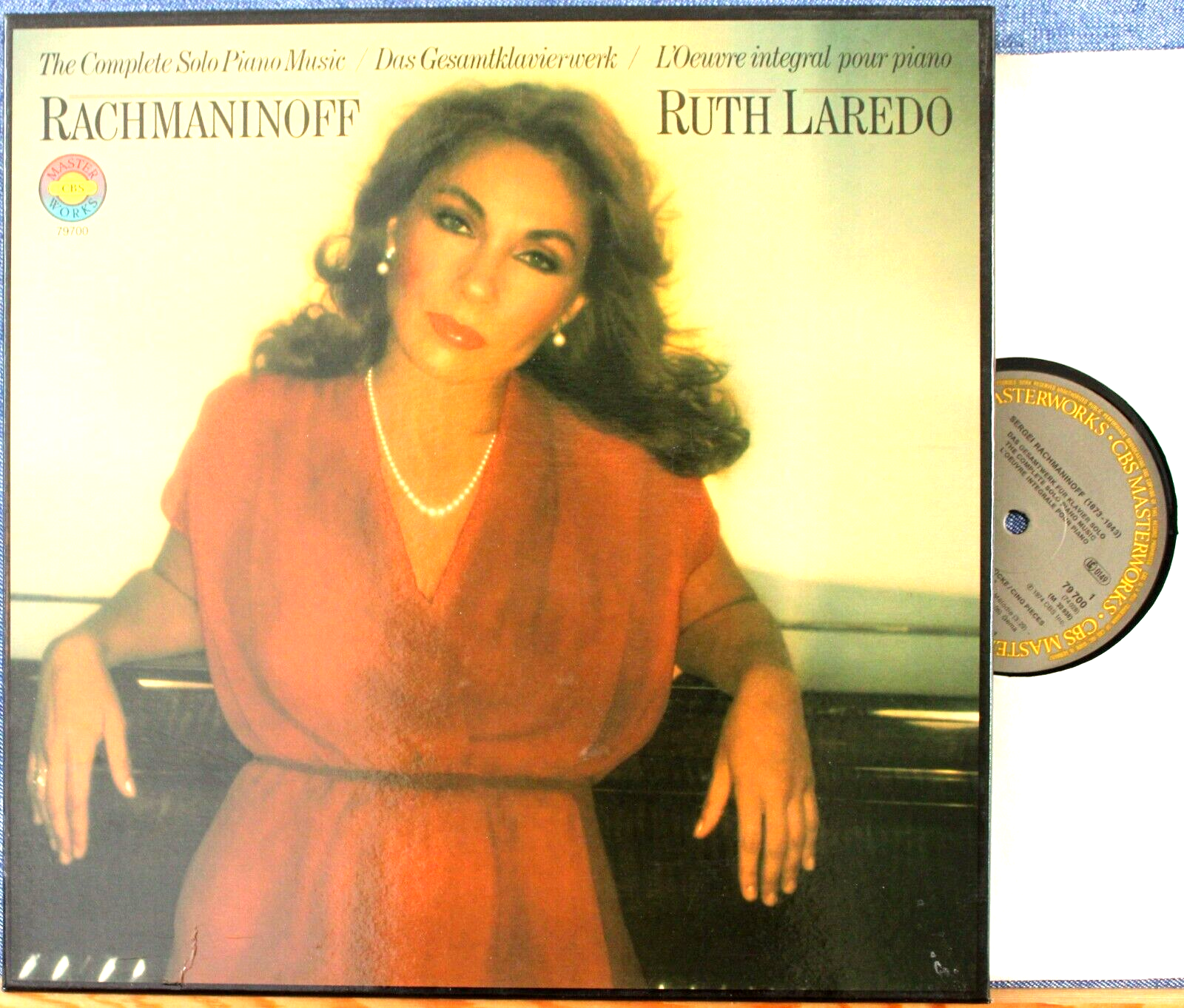 独7discs LP ルース・ラレード Rachmaninoff Complete Works For Solo Piano CBS79700 CBS Masterworks /01820 Laredo. Rachmaninoff (Works for piano solo, complete). CBS