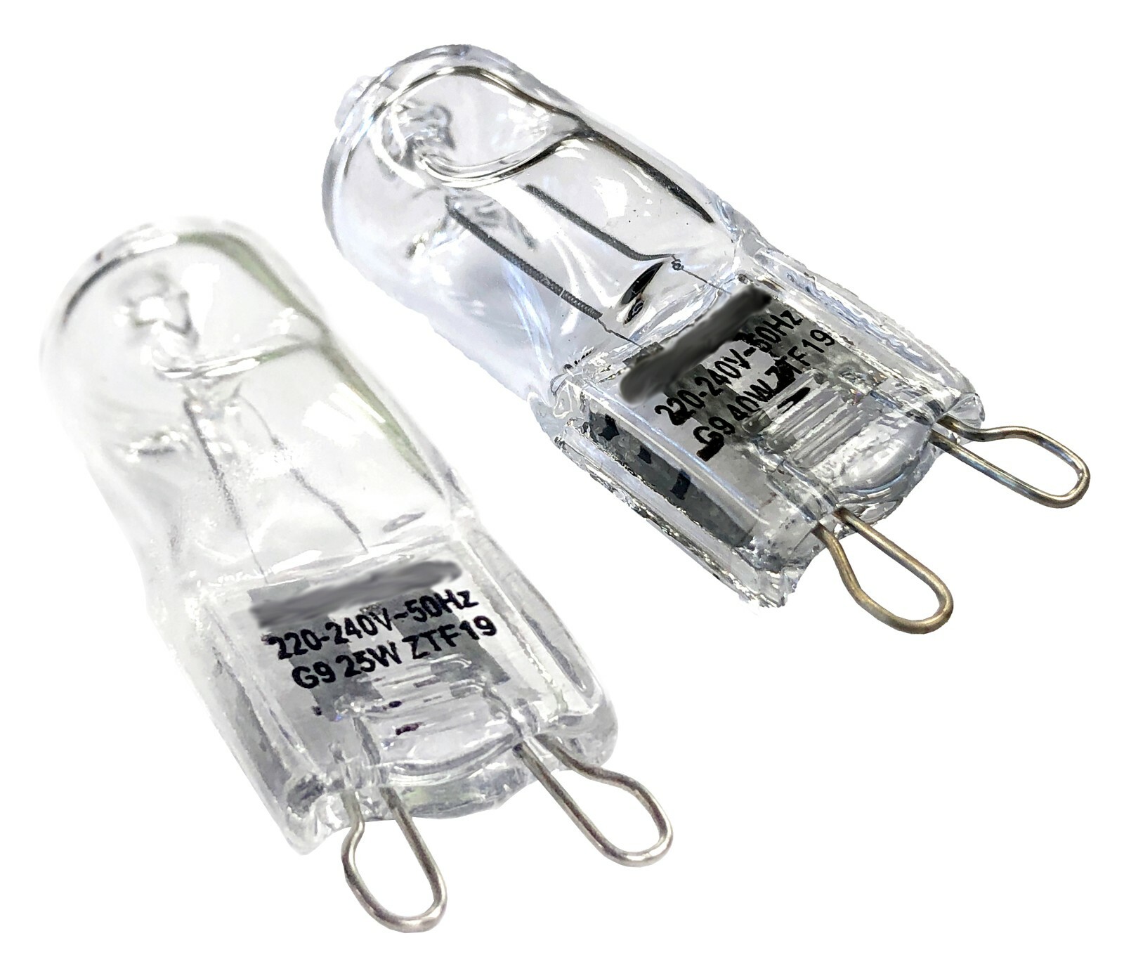 25w / 40w G9 Halogen Lamps Clear Capsule Light Bulbs 240v 1x 2x 4x 20x