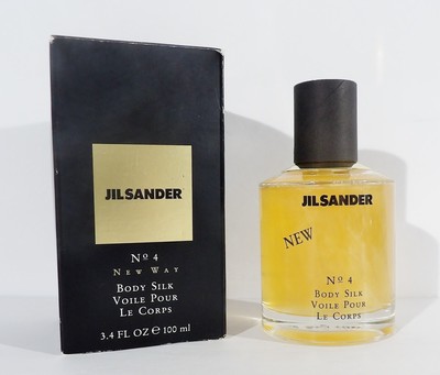 Scarce Vintage Jil Sander No. 4 New Way Body Silk 3.4 oz New in Box Tester
