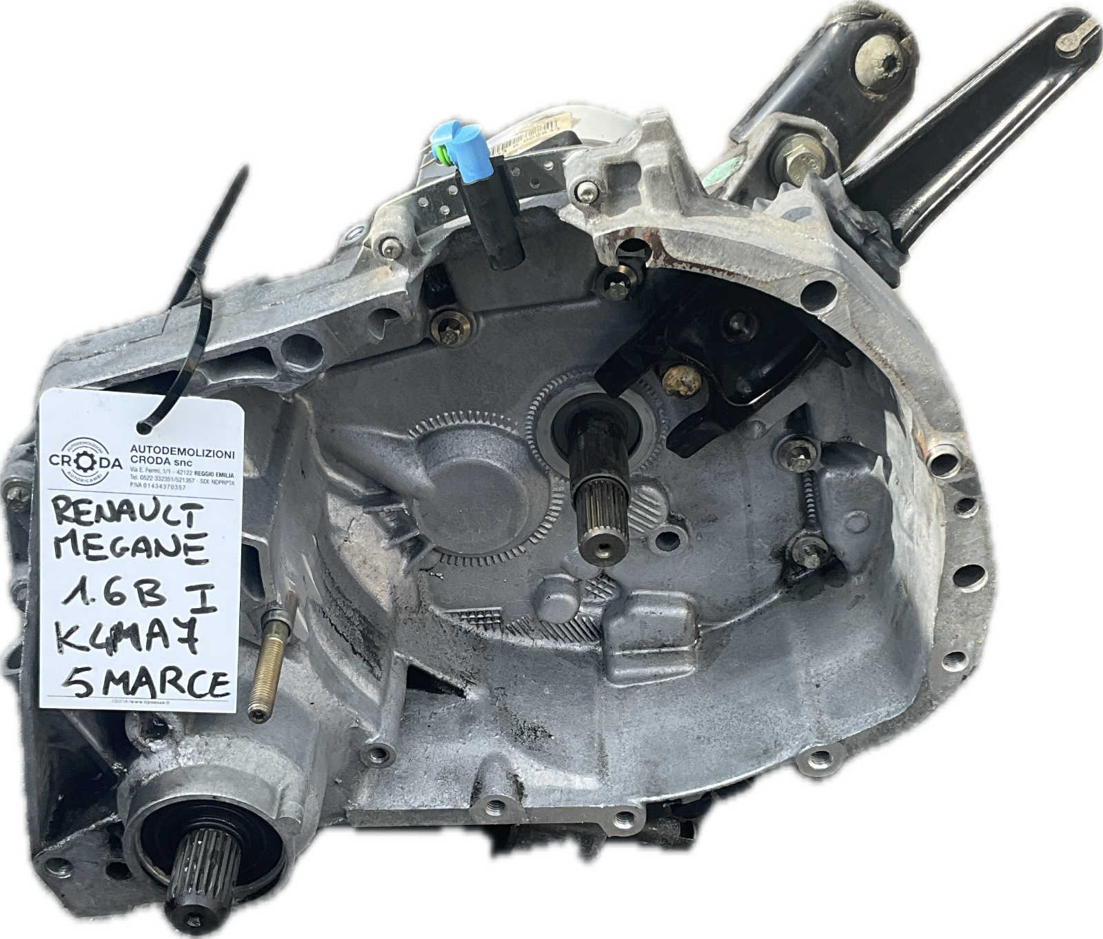 Cambio manuale per modello RENAULT MEGANE I 1.6 benzina 5 marce cod motore K4MA7