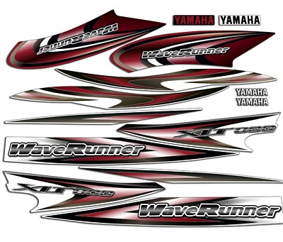 2003 YAMAHA 800XLT  DECAL KIT 800 XLT GRAPHICS WAVERUNNER MAROON