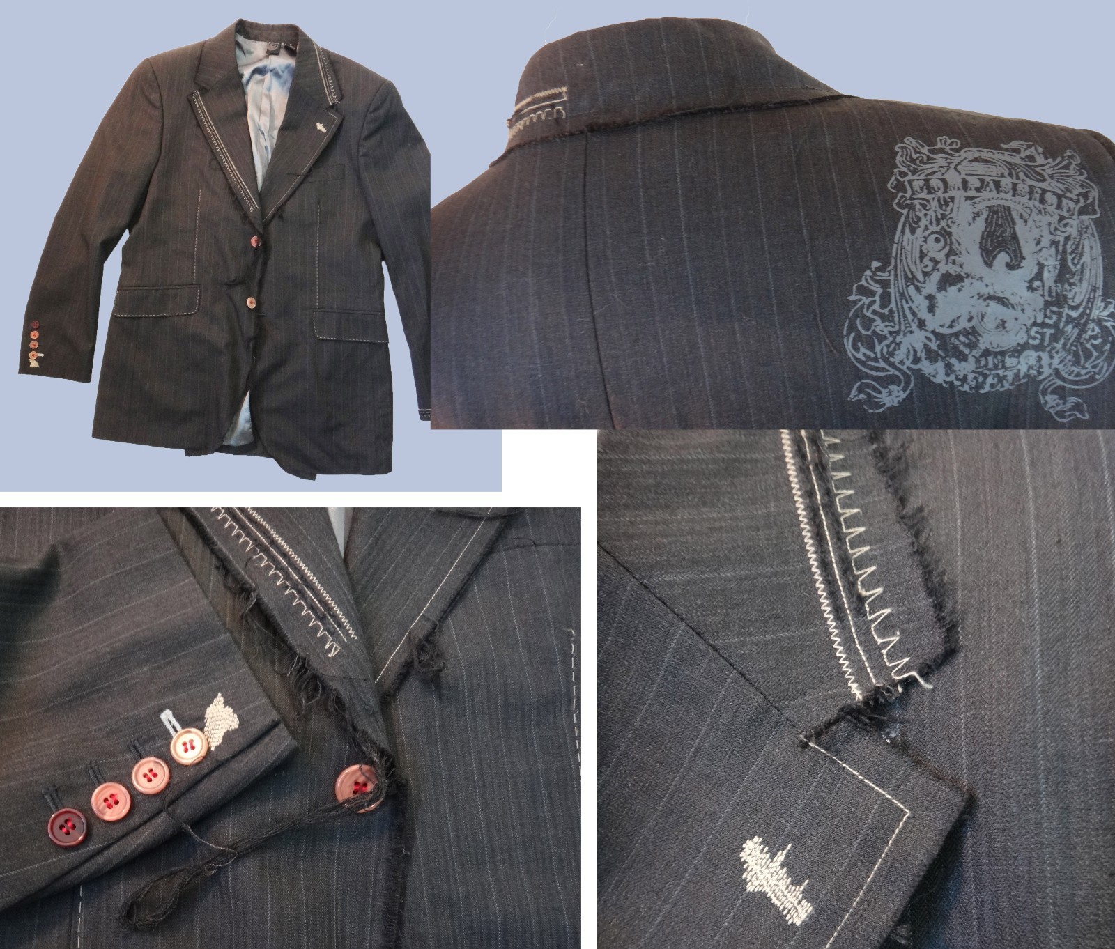 ジャケット・アウター WEIRDO CLOWN - CRAZY JACKET WEIRDO CLOWN - CRAZY JACKET Creepy-Creepy Clown In Straight